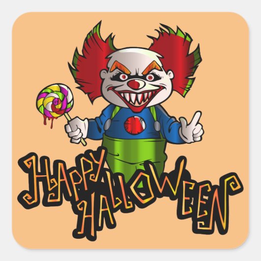 boze clown stickers (Voorkant)