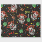 Boze clowns en Snoep Cadeaupapier (Vlak)