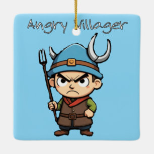 Boze Dorpeling Hooivork Thunder_Cove Keramisch Ornament