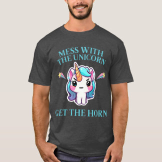 Boze Eenhoorn Maak ruzie met de Eenhoorn T-shirt