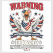 Boze Gans 4 juli sticker (Vel)