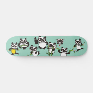 boze gezicht panda's Skateboard