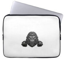 Boze Gorilla die halter bijt Gym Motivatie iPho