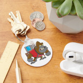 Boze Gorilla Security IT Tech Sleutelhanger