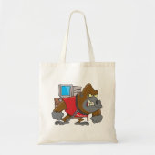 Boze Gorilla Security IT Tech Tote Bag (Voorkant)