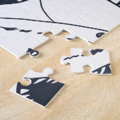 Boze haai,  doedelpatroon. legpuzzel (Zijkant)