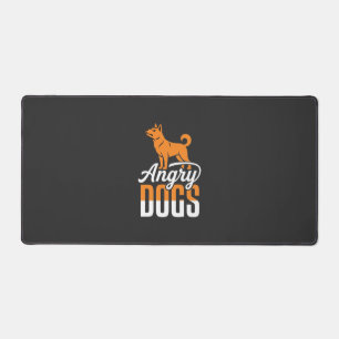 Boze Honden Vector Mascotte Bureaumat