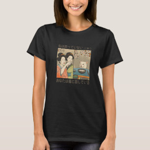 Boze Japanse Dame Die Schreeuwt Naar Kat Meme Trad T-shirt