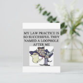 boze jurist briefkaart (Staand voorkant)