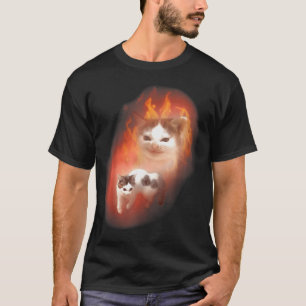 Boze Kat Meme Grappige Domme Kat Kattenliefhebber T-shirt