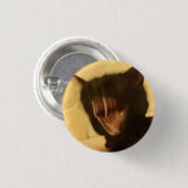 boze kat ronde button 3,2 cm (Voorkant /achterkant)