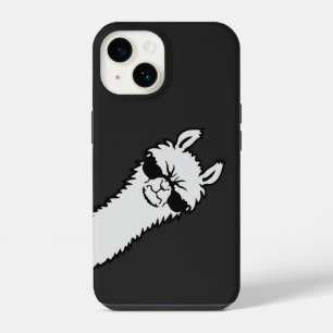 Boze Lama Fel Stoer Uitkijken Hoek Koele Zonnebril iPhone 14 Hoesje