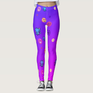boze liefde dinosaur emoji leggings