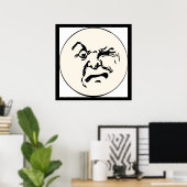 BOZE MAAN POSTER (Thuiskantoor)