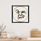BOZE MAAN POSTER (Keuken)
