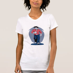 Boze man lopend t-shirt