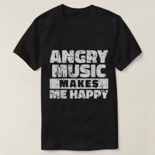 Boze Muziek Maakt Me Gelukkig Grafisch T-shirt