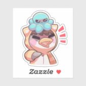 Boze octopus - Sticker (Vel)