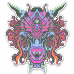 Boze Oni Sticker