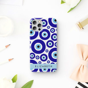 Boze Oog, Grieks Oog, Turks Oog, Mati, Uw Naam iPhone 12 Pro Hoesje