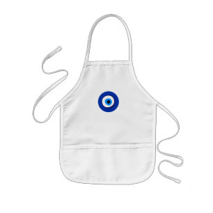 boze oog - oud symbool anti - quiteit talisman sup kinder schort