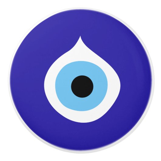 boze oogsymbool antieke nazar fatima talisman char keramische knop (Voorkant)