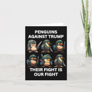 Boze pinguïns tegen Trump: hun strijd is onze vuis Kaart