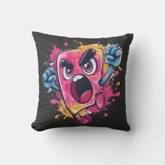 Boze Popsicle Schreeuwend Grafisch Hoodie Kussen