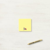Boze Santa gele notitieblokken Post-it® Notes (Op bureau)