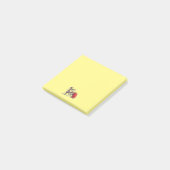 Boze Santa gele notitieblokken Post-it® Notes (Schuin)
