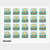 Boze TWEETY™ Vierkante Sticker (Vel)