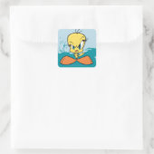Boze TWEETY™ Vierkante Sticker (Tas)