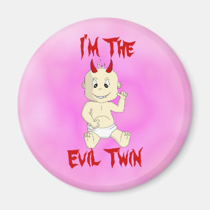 boze Twin Magnet (roze) Magneet
