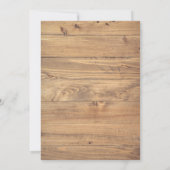 Boze voedsel en slechte dans bruiloft save the date (Achterkant)