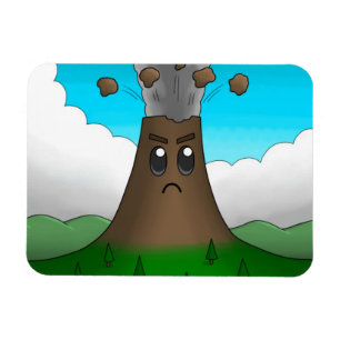 Boze vulkaan magneet