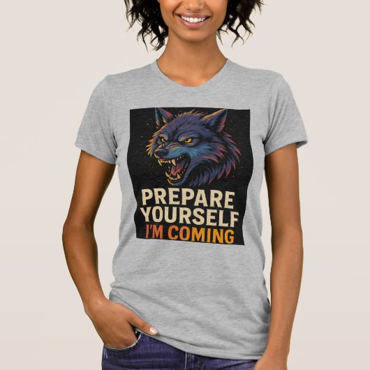 Boze Wolf T-shirt (Voorkant)