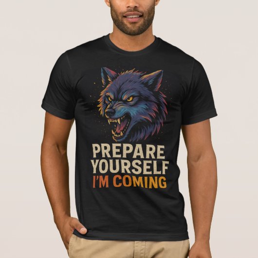 Boze Wolf T-shirt (Voorkant)