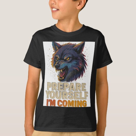 Boze Wolf T-shirt (Voorkant)