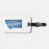 Bozeman, Montana Bagagelabel (Achterkant horizontaal)