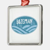 Bozeman Montana buiten Metalen Ornament (Links)