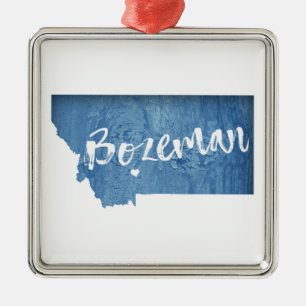 Bozeman, Montana Metalen Ornament