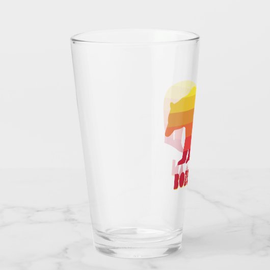 Bozeman Montana Rainbow Beer Glas (Rechts)