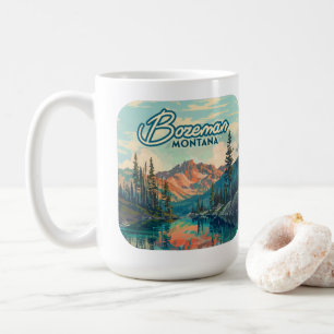 Bozeman Montana Rocky Mountains Vintage Koffiemok