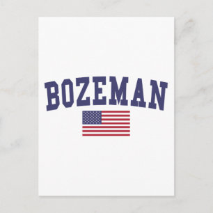 Bozeman US Flag Briefkaart