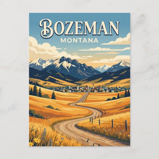 Bozeman VS Briefkaart (Voorkant)