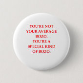 BOZO RONDE BUTTON 5,7 CM (Voorkant)