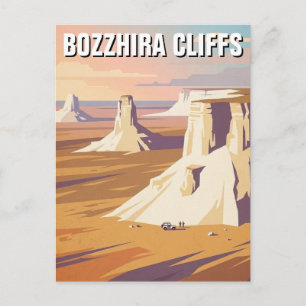 Bozzhira Kliffen Kazachstan reizen Briefkaart