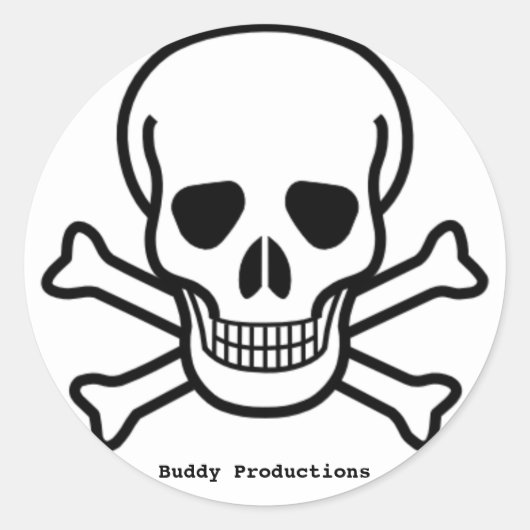 BP 7 Witte Sticker (Voorkant)