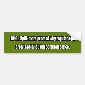 BP Bumpersticker olievervuiling