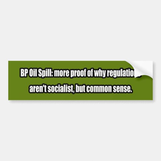 BP Bumpersticker olievervuiling (Voorkant)
